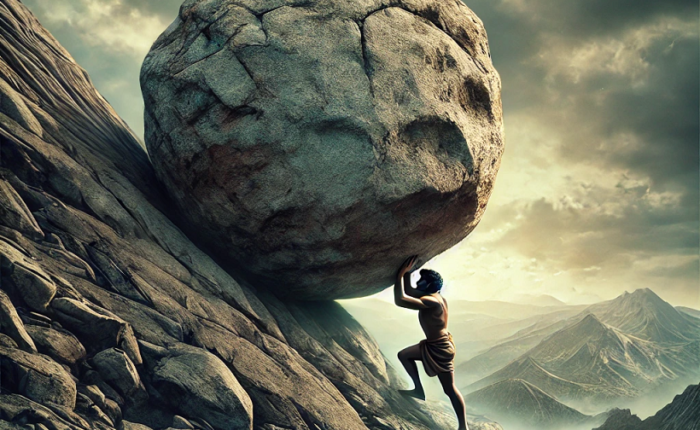 Smiling Sisyphus